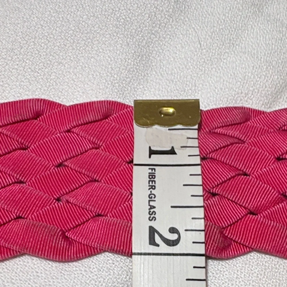 Pink Braided Belt